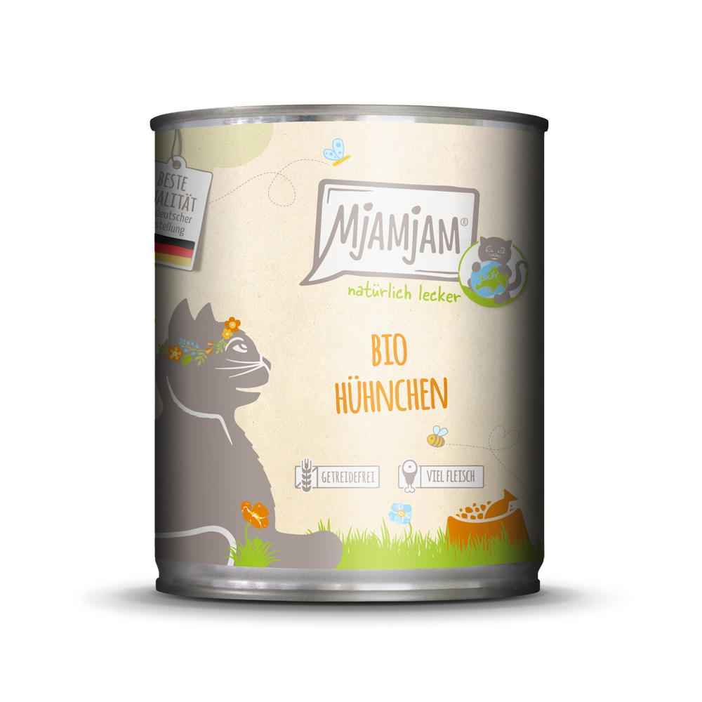 MjAMjAM Natürlich Lecker 6 x 800 g - Bio-Huhn von MjAMjAM