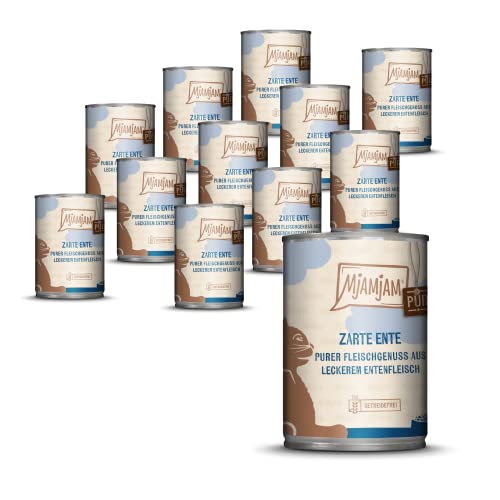 MjAMjAM - Purer Fleischgenuss - zarte Ente pur 12 x 400 g von MjAMjAM