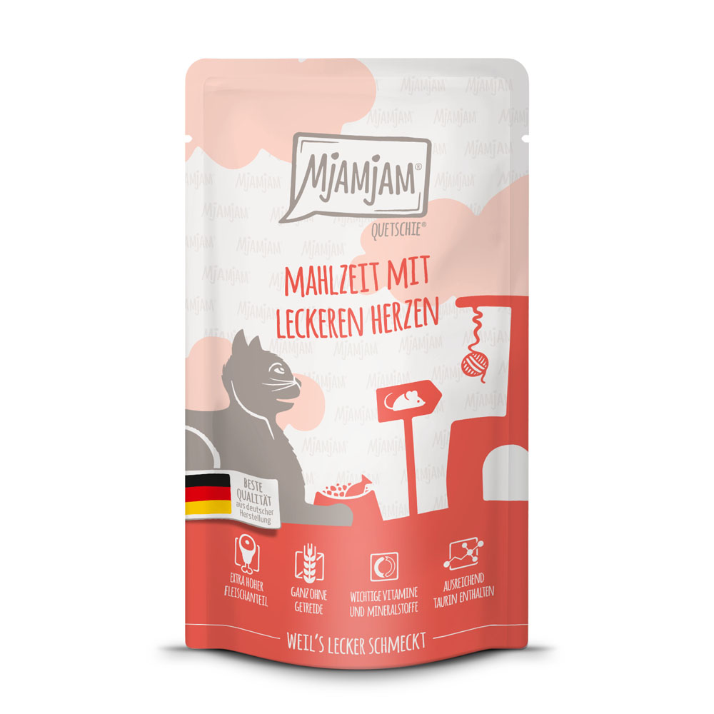 MjAMjAM Quetschie 12 x 125 g - Herzen von MjAMjAM