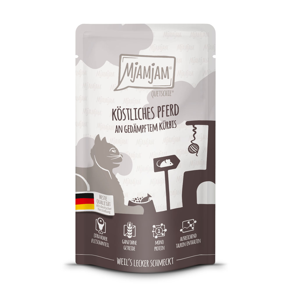 MjAMjAM Quetschie 12 x 125 g - Pferd von MjAMjAM