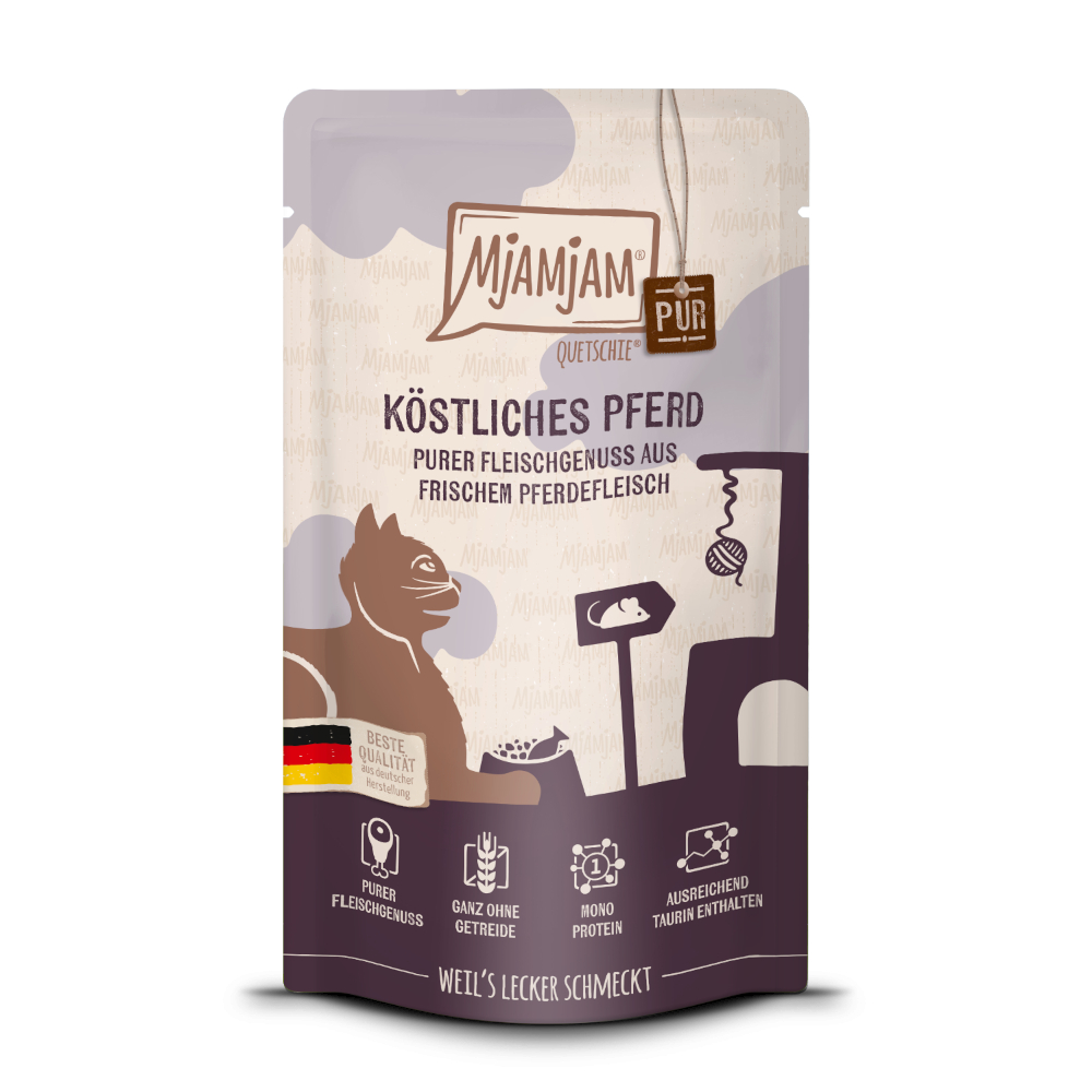 MjAMjAM Quetschie 12 x 125 g - köstliches Pferd pur MjAMjAM Quetschie 12 x 125 g - köstliches Pferd pur von MjAMjAM