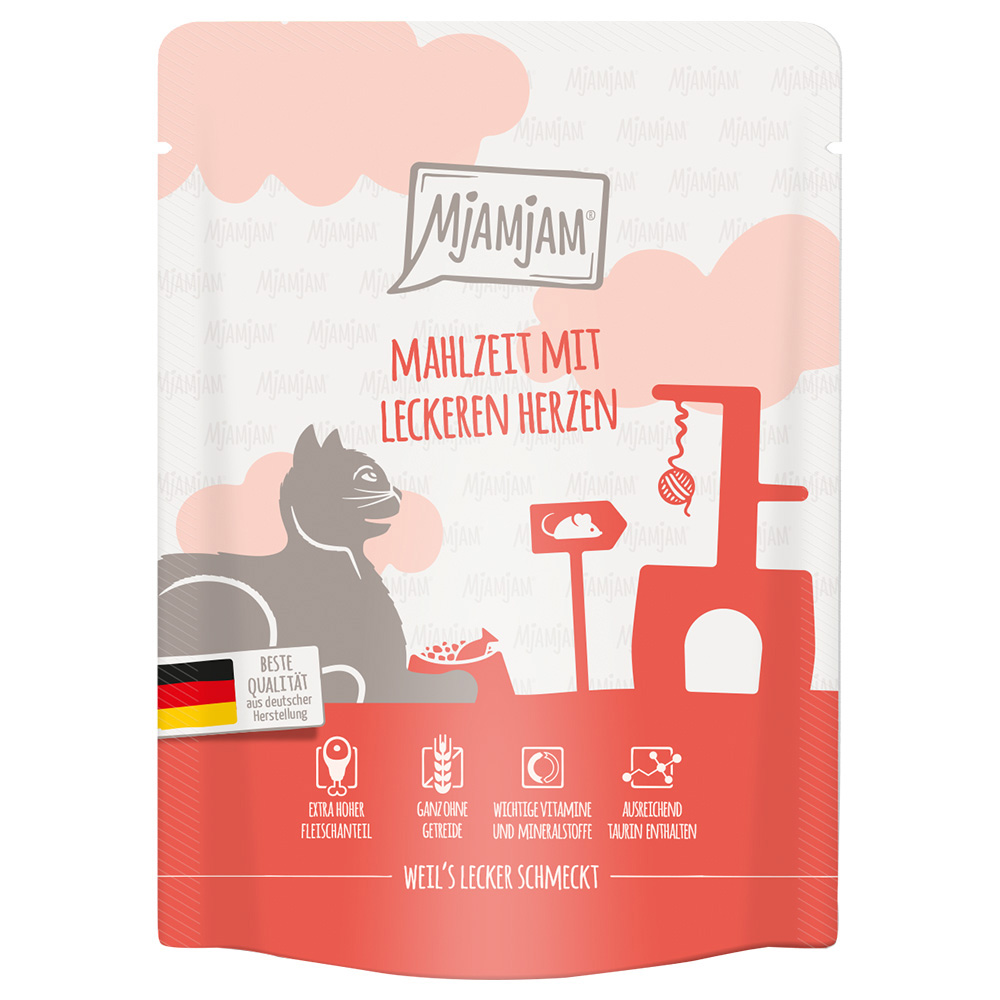 MjAMjAM Quetschie 6 x 300 g - Mahlzeit mit leckeren Herzen von MjAMjAM