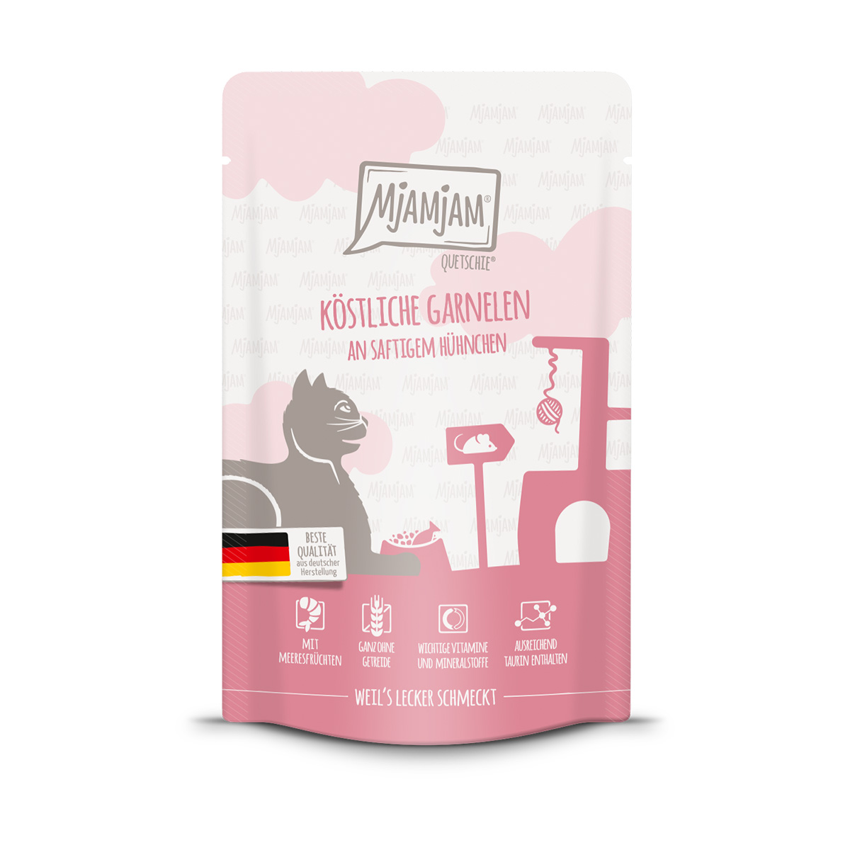 MjAMjAM Quetschie Garnelen an saftigem Hühnchen 12x125g von MjAMjAM