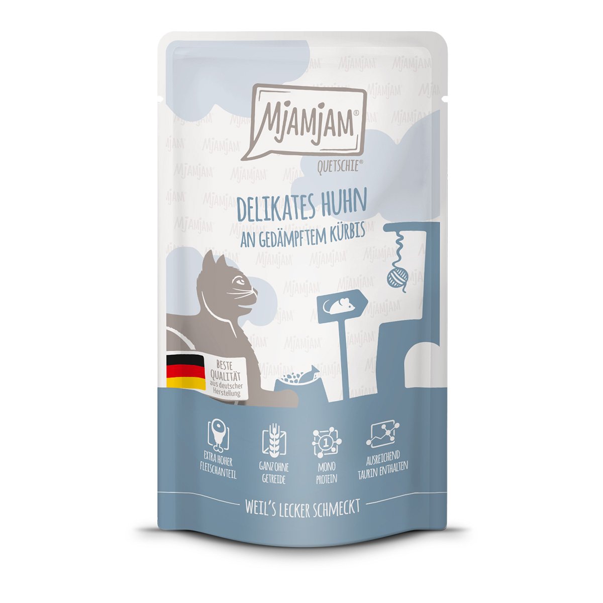 MjAMjAM Quetschie - Huhn an Kürbis 12x125g von MjAMjAM