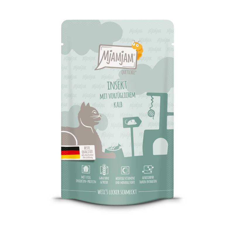 MjAMjAM -Quetschie- Insekt mit vorzüglichem Kalb 12x125g von MjAMjAM