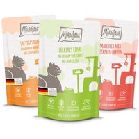 MjAMjAM Nassfutter Katze Adult, Quetschie 12x125 g Mixpaket 1 von MjAMjAM