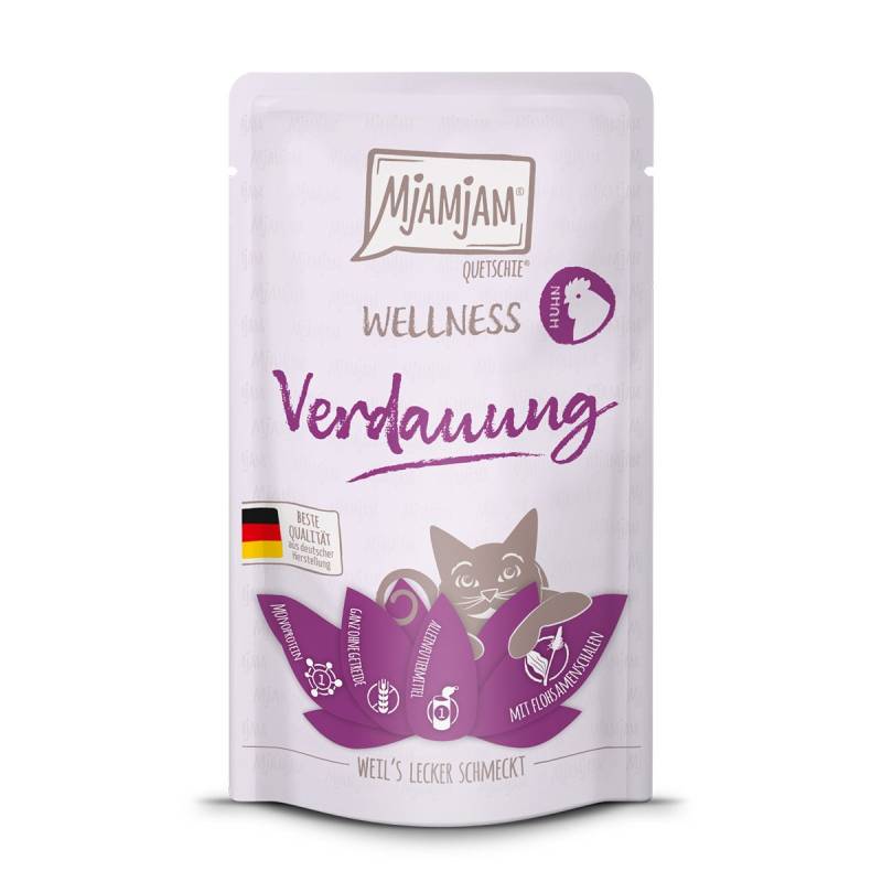 MjAMjAM Quetschie Wellness Verdauung Huhn 12x125g von MjAMjAM