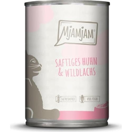 MjAMjAM - Saftiges Huhn und Wildlachs 200 g - Alleinfutter - Katze von Mjamjam Petfood GmbH