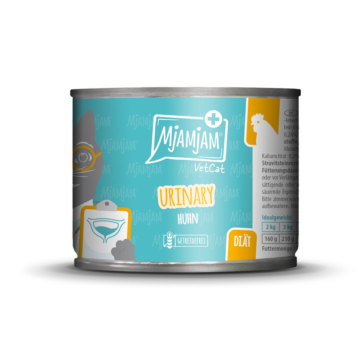 MjAMjAM VetCat Diät Urinary Huhn 6x200g von MjAMjAM VetCat