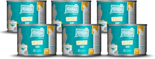 MjAMjAM VetCat - Premium Nassfutter für Katzen - Diät - Urinary - Huhn, 6er Pack (6 x 200g), getreidefrei von MjAMjAM