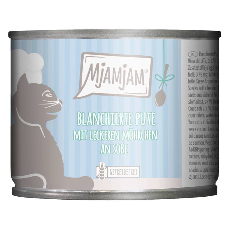 MjAMjAM an Soße 6 x 185 g - blanchierte Pute mit leckeren Möhrchen von MjAMjAM