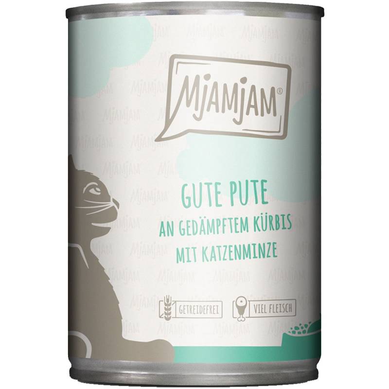 MjAMjAM gute Pute an gedämpftem Kürbis 24x400g von MjAMjAM