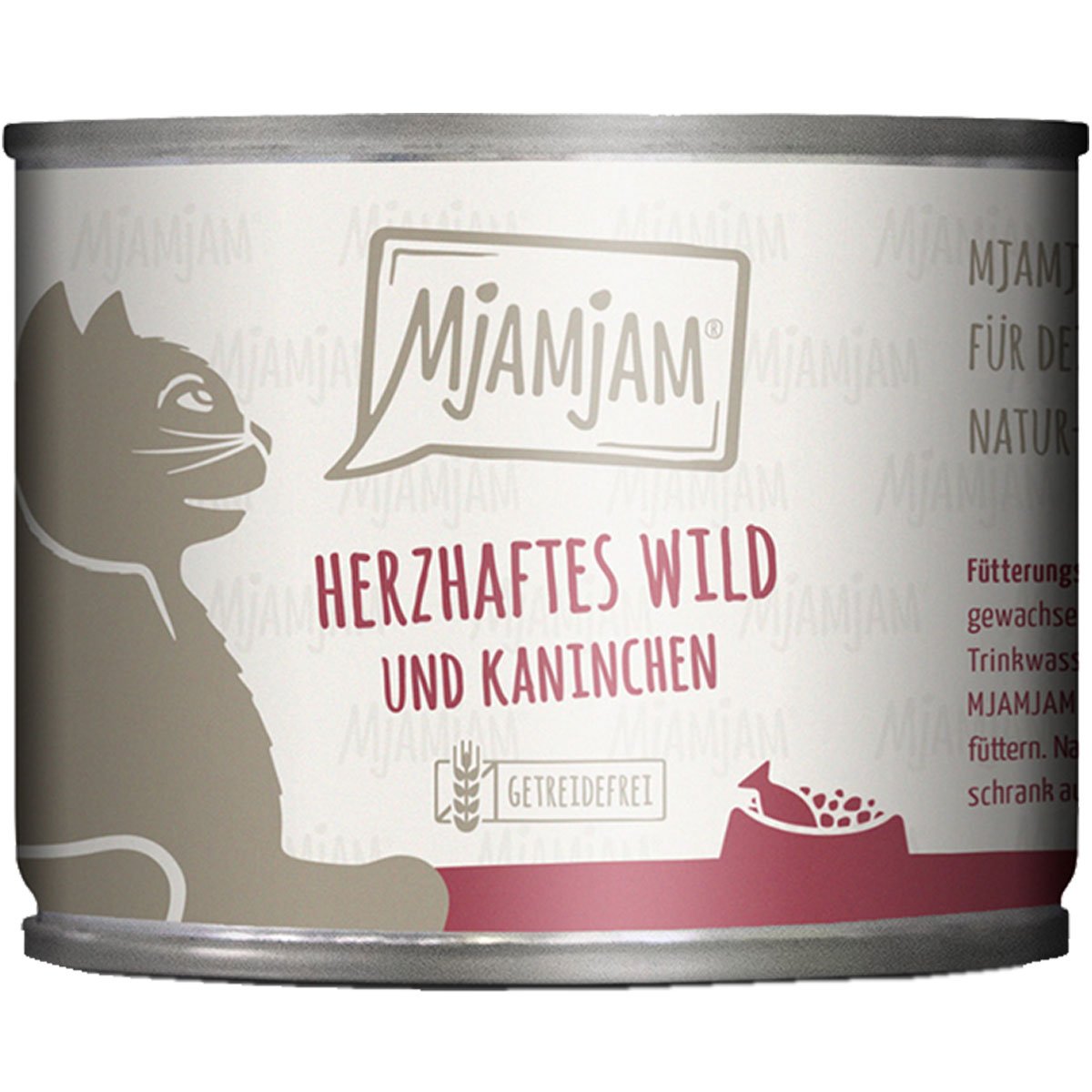 MjAMjAM herzhaftes Wild & Kaninchen an fruchtigen Heidelbeeren 6x200g von MjAMjAM