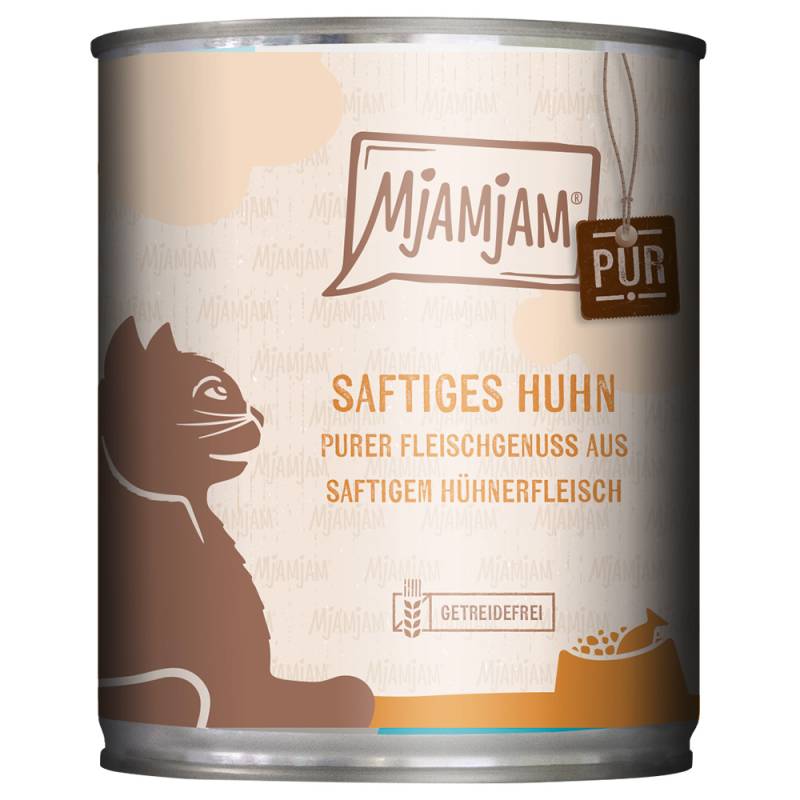 MjAMjAM purer Fleischgenuss 6 x 800 g - saftiges Hühnchen pur von MjAMjAM