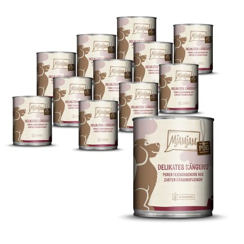 MjAMjAM - purer Fleischgenuss - delikates Känguru pur 12 x 800 g von MjAMjAM