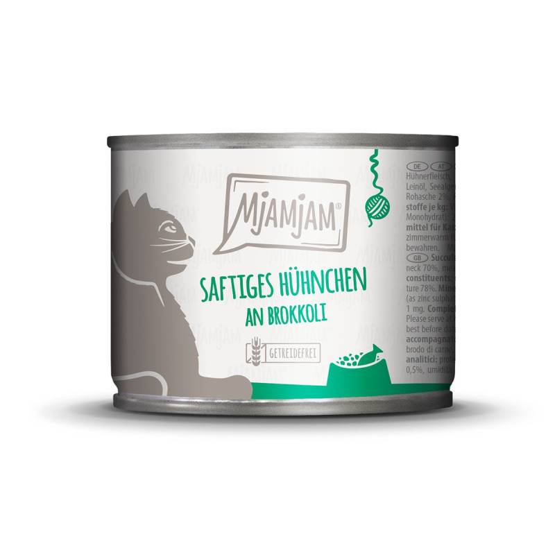 MjAMjAM saftiges Hühnchen an Brokkoli 24x200g von MjAMjAM