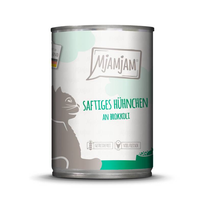 MjAMjAM saftiges Hühnchen an Brokkoli 24x400g von MjAMjAM