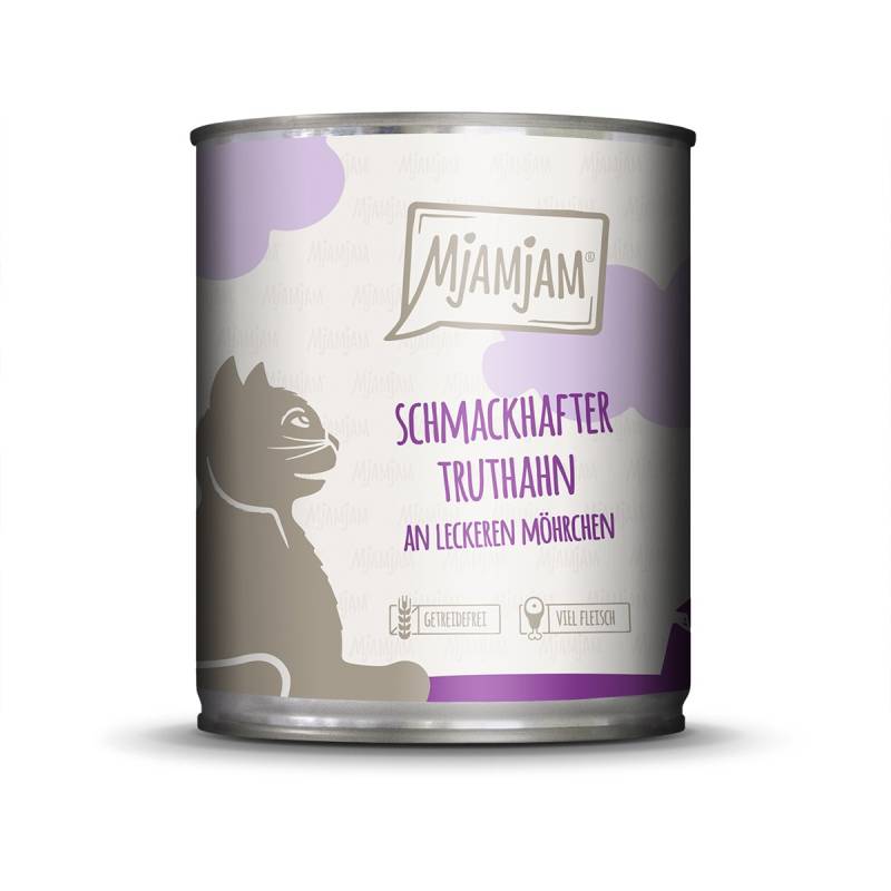 MjAMjAM - schmackhafter Truthahn an leckeren Möhrchen 24x800g von MjAMjAM