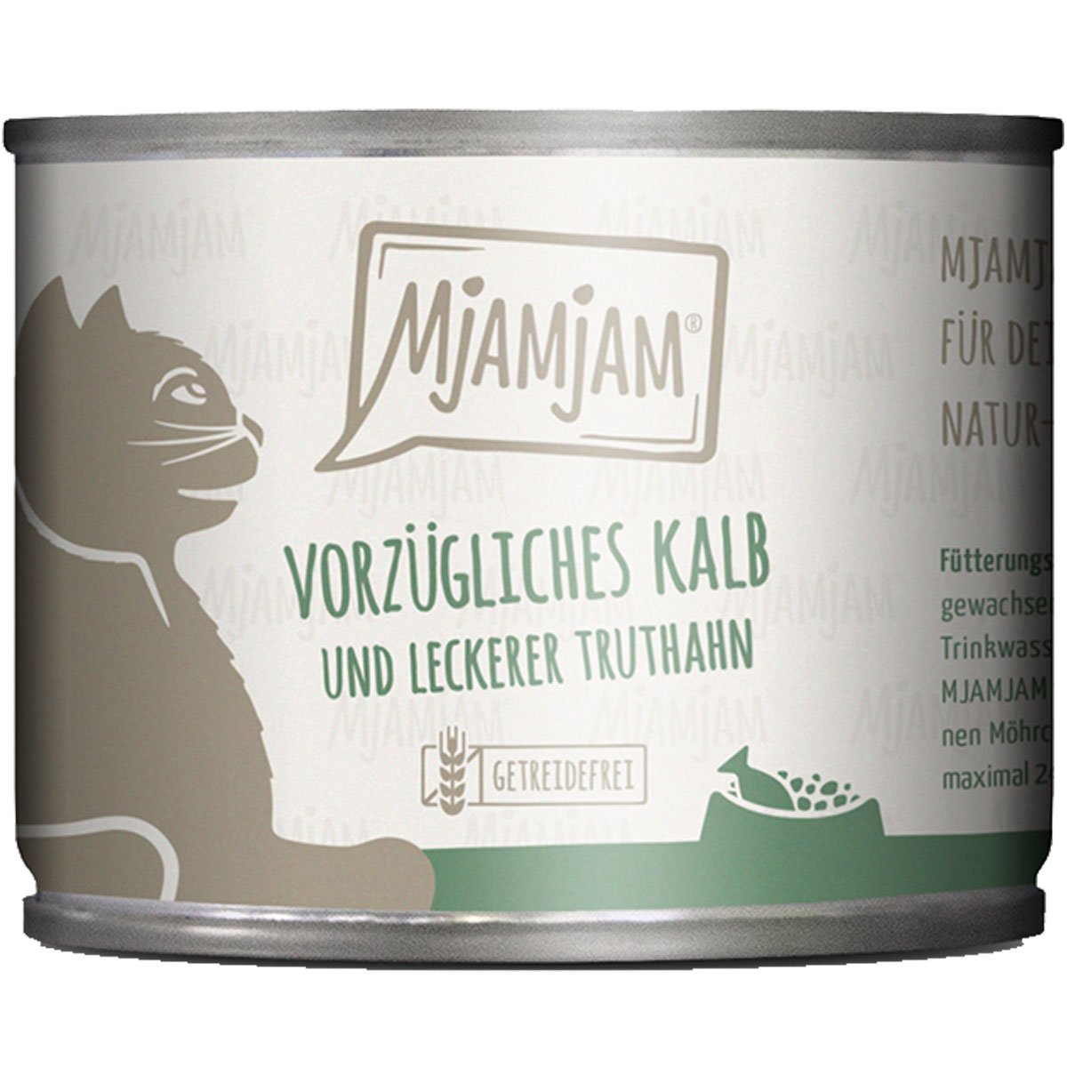 MjAMjAM vorzügliches Kalb&Truthahn an leckeren Möhrchen 24x200g von MjAMjAM