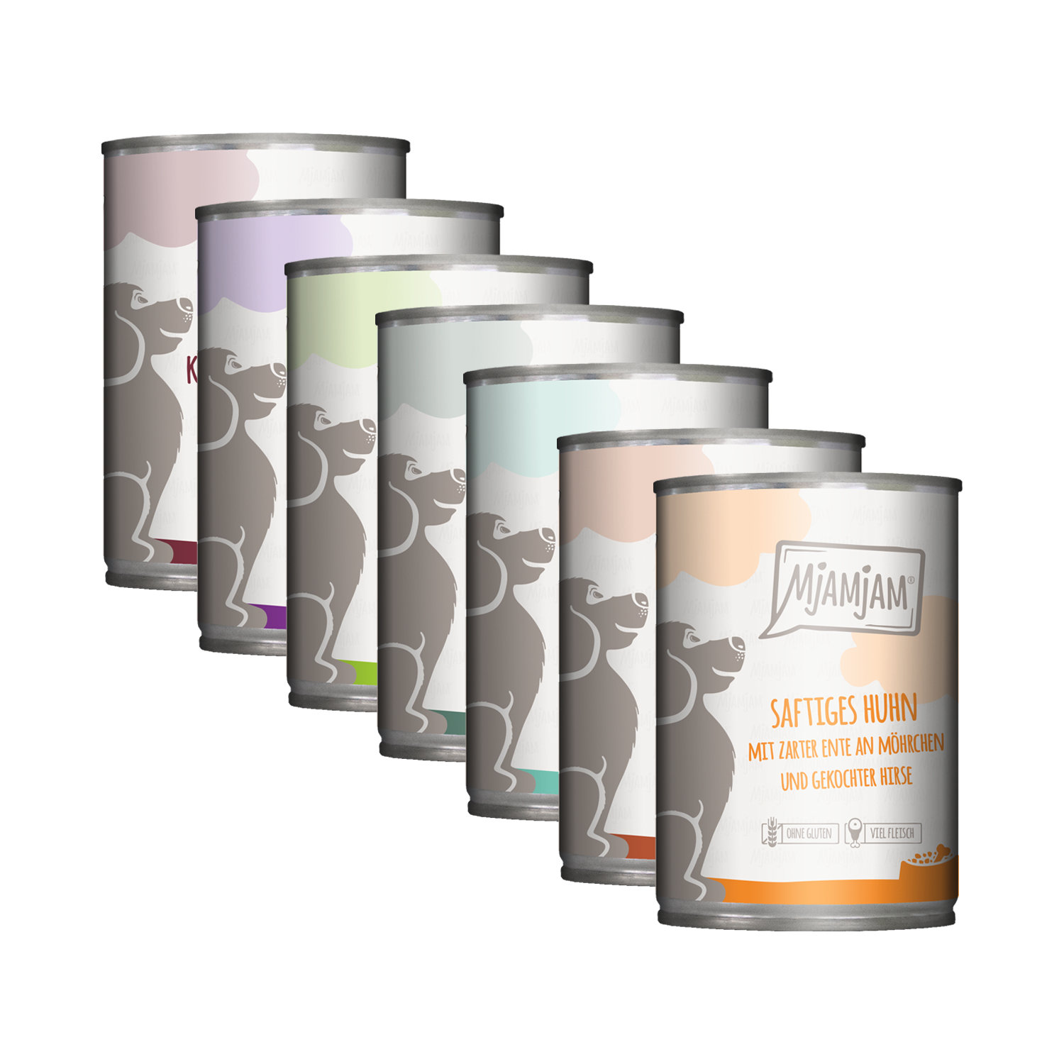 MjaMjaM Nassfutter - Dose Adult Dog - Huhn, Ente, Karotte und Hirse - 6 x 400 g MjaMjaM Nassfutter - Dose Adult Dog - Huhn, Ente, Karotte und Hirse - 6 x 400 g von MjAMjAM