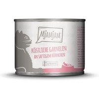 MjAMjAM Nassfutter Katze Adult 6x200 g Garnelen und Huhn von MjAMjAM