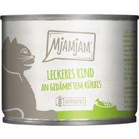 Sparpaket MjAMjAM 24 x 200 g - leckeres Rind an gedämpftem Kürbis von MjAMjAM