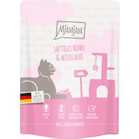 Sparpaket MjAMjAM Quetschie 24 x 300 g - saftiges Huhn und Wildlachs von MjAMjAM