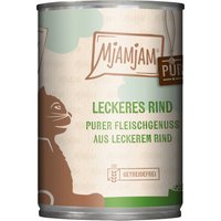 Sparpaket MjAMjAM purer Fleischgenuss 24 x 400 g - leckeres Rind pur von MjAMjAM