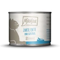 MjAMjAM Nassfutter Katze Adult 6x200 g Ente & Geflügel von MjAMjAM