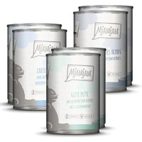 MjAMjAM Nassfutter Katze Adult, Mixpaket 6x400 g Mixpaket 2 von MjAMjAM