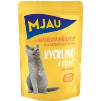 Mjau Cat Pouch 12 x 85 g - Huhn in Gelee von Mjau