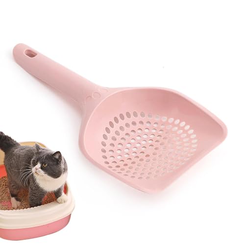 Mkiujhn Kitten Pooper Lifter,Katzenkotschaufel | Kotbox-Sieb - Antihaftbeschichtetes Sieb, Katzenkotschaufel mit langem Griff, ergonomischer und schneller Katzenkotschaufel für die Kotbox zu Hause von Mkiujhn