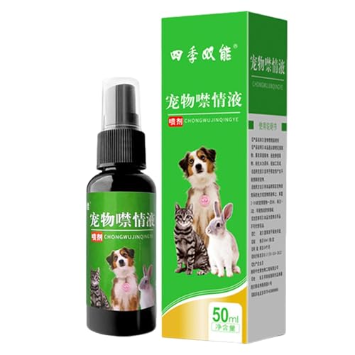 Mkiujhn Pet Forbidden Liquid,Beruhigungsflüssigkeit für Hunde | Haustierspray zur emotionalen Kontrolle,Sicheres zur Verhaltensberuhigung, Verhaltenskorrekturspray für Hunde, Katzen, Stress und von Mkiujhn