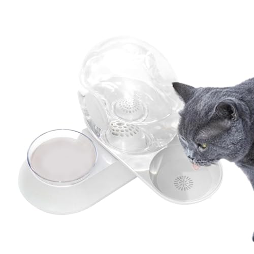 Mkiujhn Pet Water Dispenser - Cat Feeder Water Bowl Dispenser | Automatische Schneckenform Trinkbrunnen, Katzenfutterspender Wassernapfspender von Mkiujhn