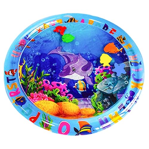 Sensor Water Playmat, Sensorische Wasser Spielmatte für Katzen, Katzen Wasserspielmatte, Interaktives Katzenspielzeug Wasserpad, Sensorisches Spielzeug, Verdickte Haustier Wasserspielmatte(StilD) von Mkiujhn