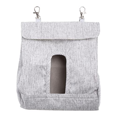 Mllepjdh Futtertasche zum Aufhängen, Aufbewahrung, Loch-Design für Kaninchen, kleine Haustiere, leicht zu reinigen, faltbar, für Hamster, klein, mittel von Mllepjdh