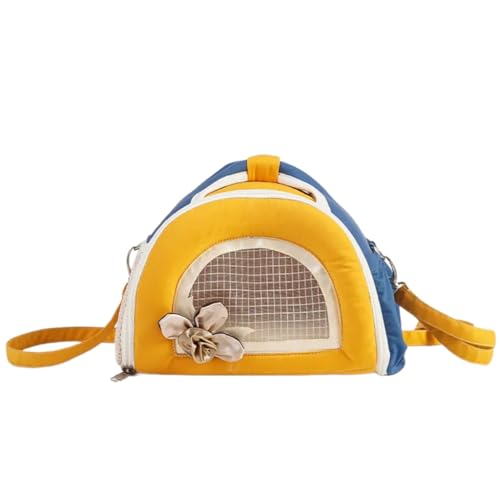 Mllepjdh Hamster-Outdoor-Tragetasche mit abnehmbarem Polster, praktische Haustier-Reisetasche, Stofftasche für Kleintierbesitzer, Haustier-Umhängetasche, faltbare Schultertasche, Haustiertasche, von Mllepjdh