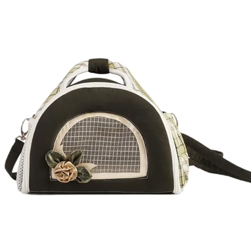 Mllepjdh Hamster-Outdoor-Tragetasche mit abnehmbarem Polster, praktische Haustier-Reisetasche, Stofftasche für Kleintierbesitzer, Haustier-Umhängetasche, faltbare Schultertasche, Haustiertasche, von Mllepjdh