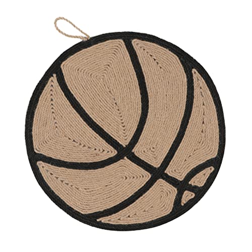 Mllepjdh Kratzbrett für Spielzeug, zum Schutz von Möbeln, Boden, Teppich, Couch, Sisalseil, Sisalgewebe für Kratzkissen, Ball, Kratzbrett für Wand, Basketball von Mllepjdh