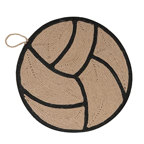 Mllepjdh Spielzeug Kratzbrett Schutz Möbel Boden Teppich Couch Sisalseil Sisalgewebe für Kratzmatte Ball Kratzbrett für Wand, Volleyball von Mllepjdh