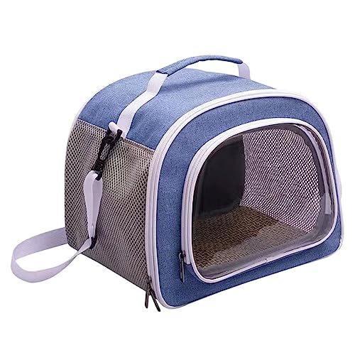 Mllepjdh Tragetasche für Haustiere, tragbare Tasche für Papageien, Vögel, für unterwegs, Reisen, Haustier-Papageien, Handtasche mit Netzfenster von Mllepjdh