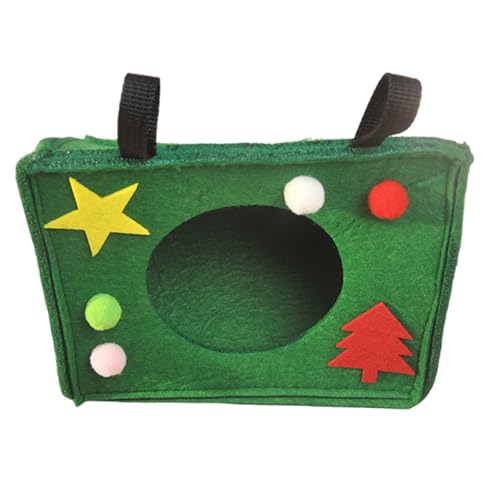 Mllepjdh Weihnachten Weiches Bett Hideaway Weiches Schwung Spielzeug Für Kleine Tiermausbett Hamster Kaninchen Aus Versteck Käfig Hängen von Mllepjdh