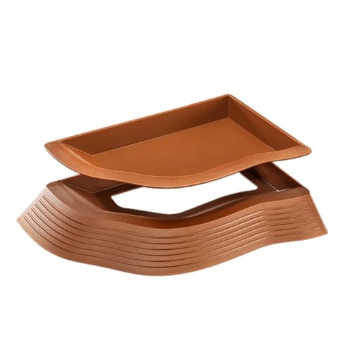 Anti-Slip Turtle Dish | Multifunctional Turtle Pot | Reptile Water Dish | Turtle Bathing Pot Non-Slip Reptile Dish Food Dish Bathing Pot Reptile Food Dish Turtle Water Bowl von Mlllokfki