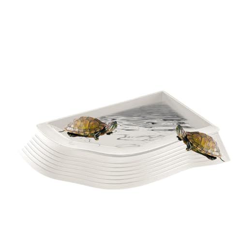 Anti-Slip Turtle Dish | Multifunctional Turtle Pot | Reptile Water Dish | Turtle Bathing Pot Non-Slip Reptile Dish Food Dish Bathing Pot Reptile Food Dish Turtle Water Bowl von Mlllokfki