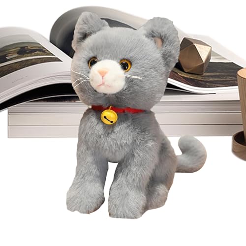 Cotton Doll Plushies Toys, Realistic Plush Cat 27cm, Stuffed Animal Plush Toy, Plushies Pillow Toy, Cute Cotton Doll Toys, Soft Plush Cat Toy, Realistic Stuffed Cat, Plush Doll, von Mlllokfki