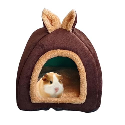 Mlllokfki Bequemer Hedgehog Nest Käfig | Abnehmbares Bunny Habitat Bed | Cozy Non-Slip Hide für Winter | Ideal für Hedgehogs, Ferren und Squirrels von Mlllokfki