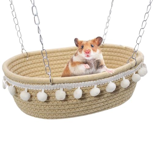 Mlllokfki Guinea Hammock, Small Pet Hammock, Hammock for Guinea Pigs, Hammock Pet Hammock Ferret Hideouts Basket, Hammock Warm Ferret Cage Accessories for Sugar Glider Small Animals Squirrel von Mlllokfki