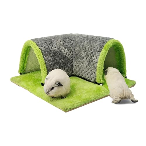 Mlllokfki Hamster Sleeping House | Winter Hamster Hide | Plush Tunnel Tube, Warm Hidey Cave Washable Hamster Cave Hamster Cozy Hide Ferret Sleeping House Bunny Warm Hide Corner Hamster Hide Hide von Mlllokfki