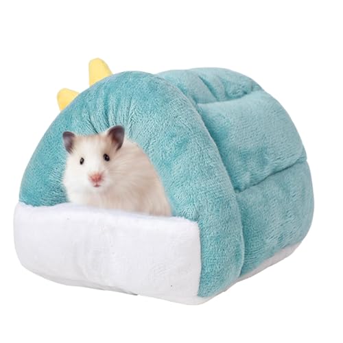 Mlllokfki Plush Hamster Bed | Golden Bears Winter Sleeping House for Small Pets | Ideal Warm Nest for Hamsters, Hedgehogs, and Chinchillas | Comfortable Pet Accessories von Mlllokfki