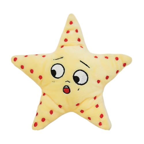 Mlllokfki Plush Squeaky Toys, Interactive Dog Toys, Chew Toy Octopus, Starfish Chew Toys Puppy Teething Toy Aggressive Chewers Toys Dog Puzzle Toy Soft Plush Toys Squeaky Chew Toys von Mlllokfki